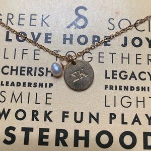 Gold Sigma Kappa Necklace